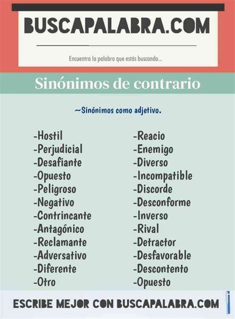 sinonimo de opuesto|contrário sinônimos.